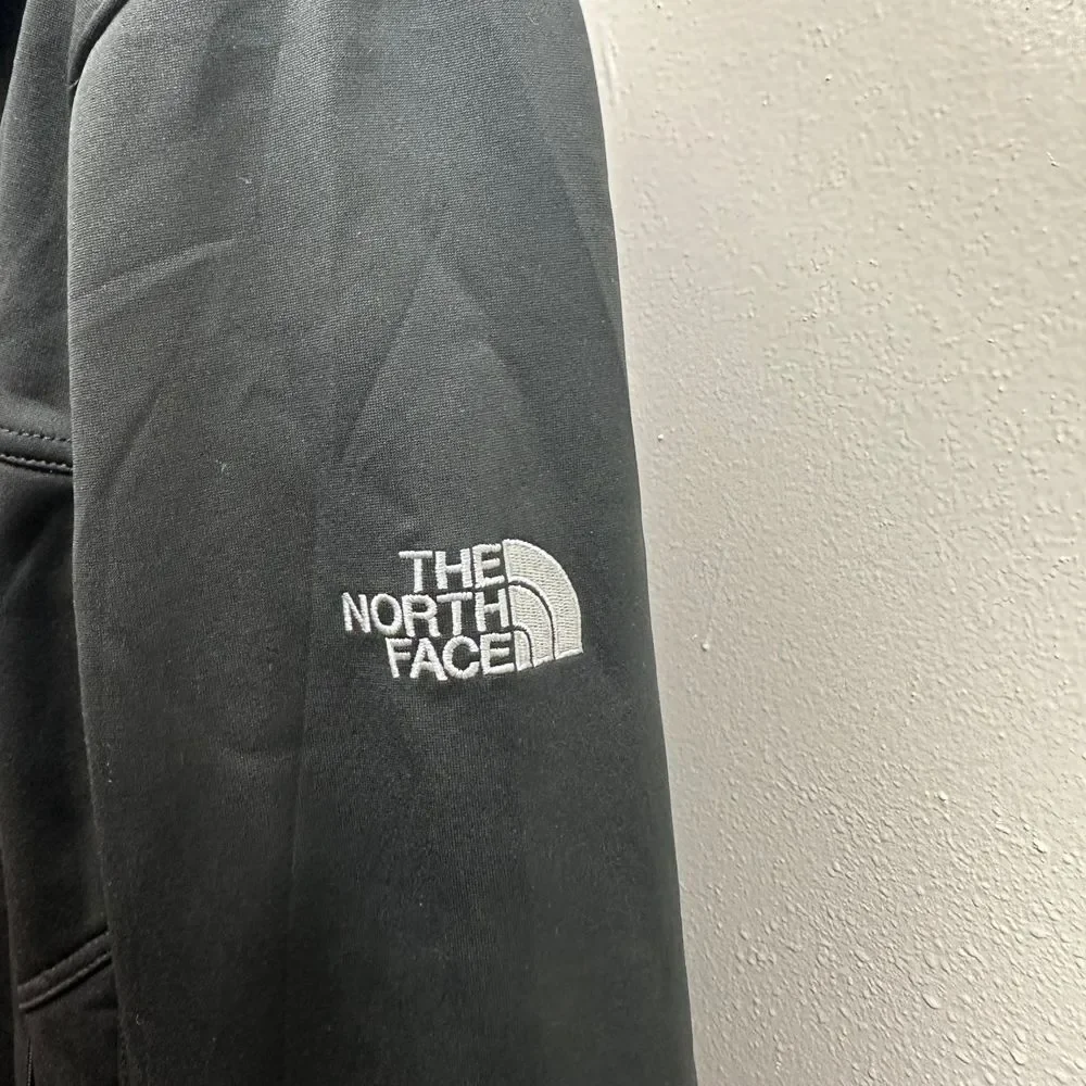 The North Face Wind Wall Mens Black Lightweight Full Zip Jacket Size‎ Medium